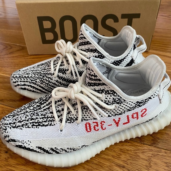 dirty yeezy zebra